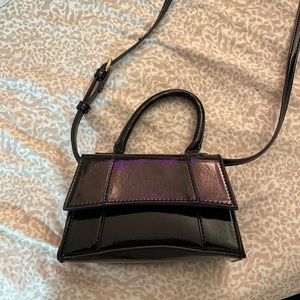 Black mini crossbody bag
